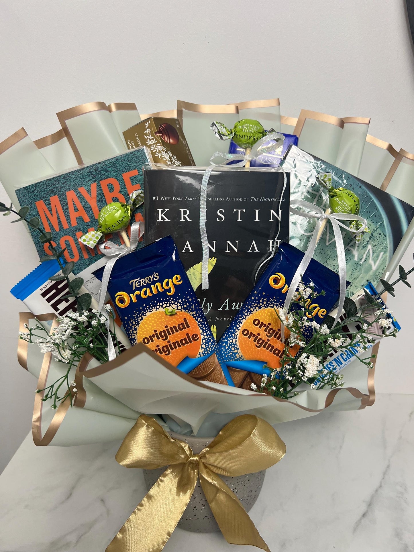 Chocolate Book Bouquet