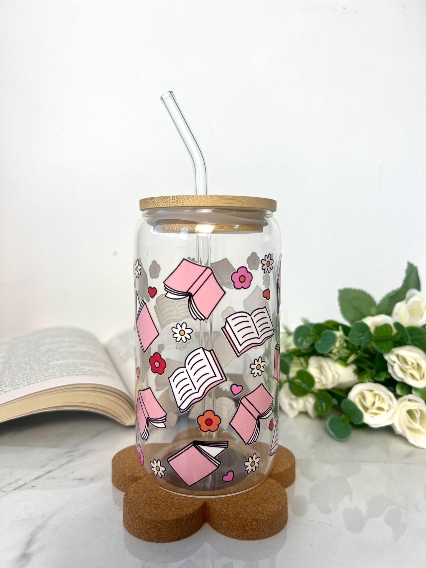 Bookish Glassware 16oz