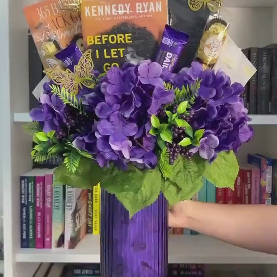 Chocolate and Bloom Book Bouquet