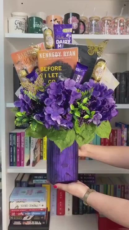 Chocolate and Bloom Book Bouquet